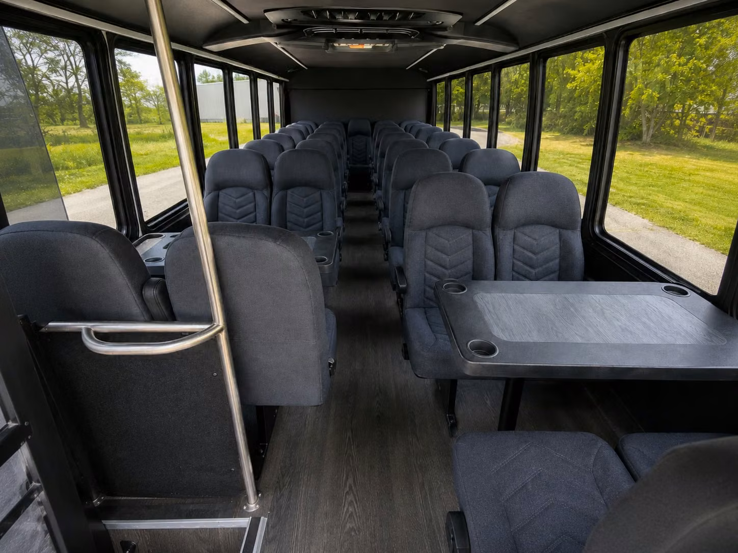 18 passenger minibus interior