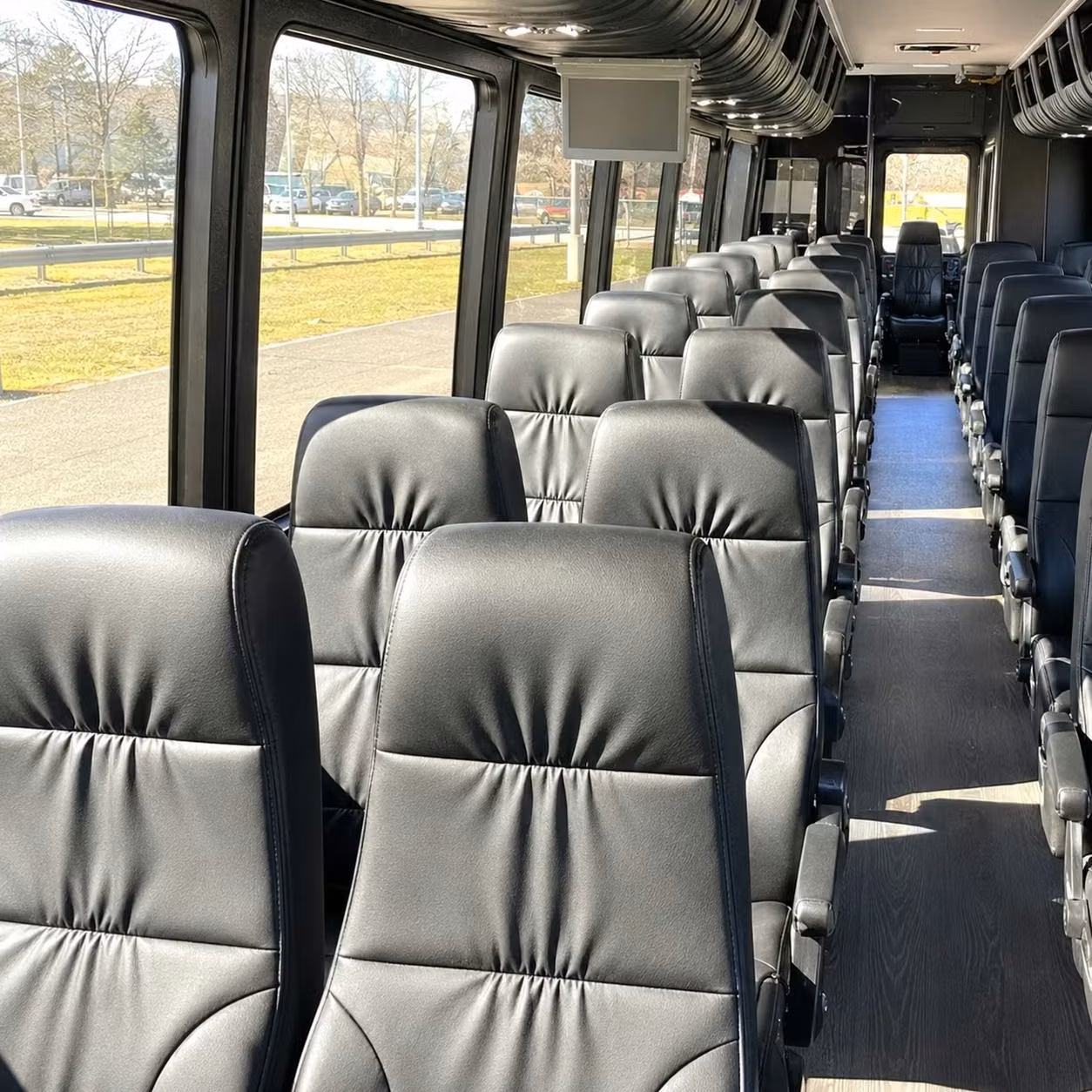 25 passenger minibus interior