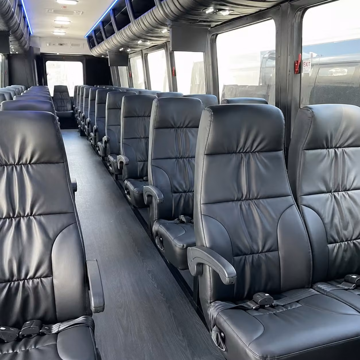 30 passenger minibus interior