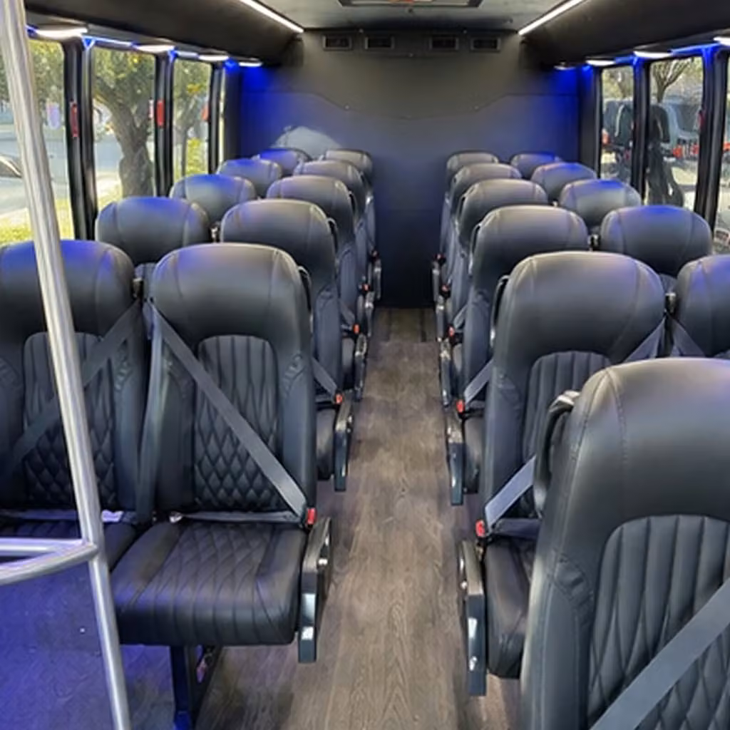 35 passenger minibus inside