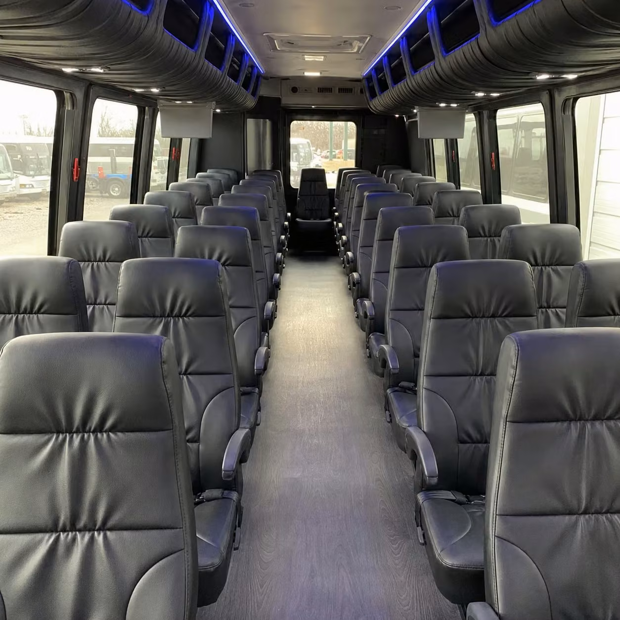 35 passenger minibus interior