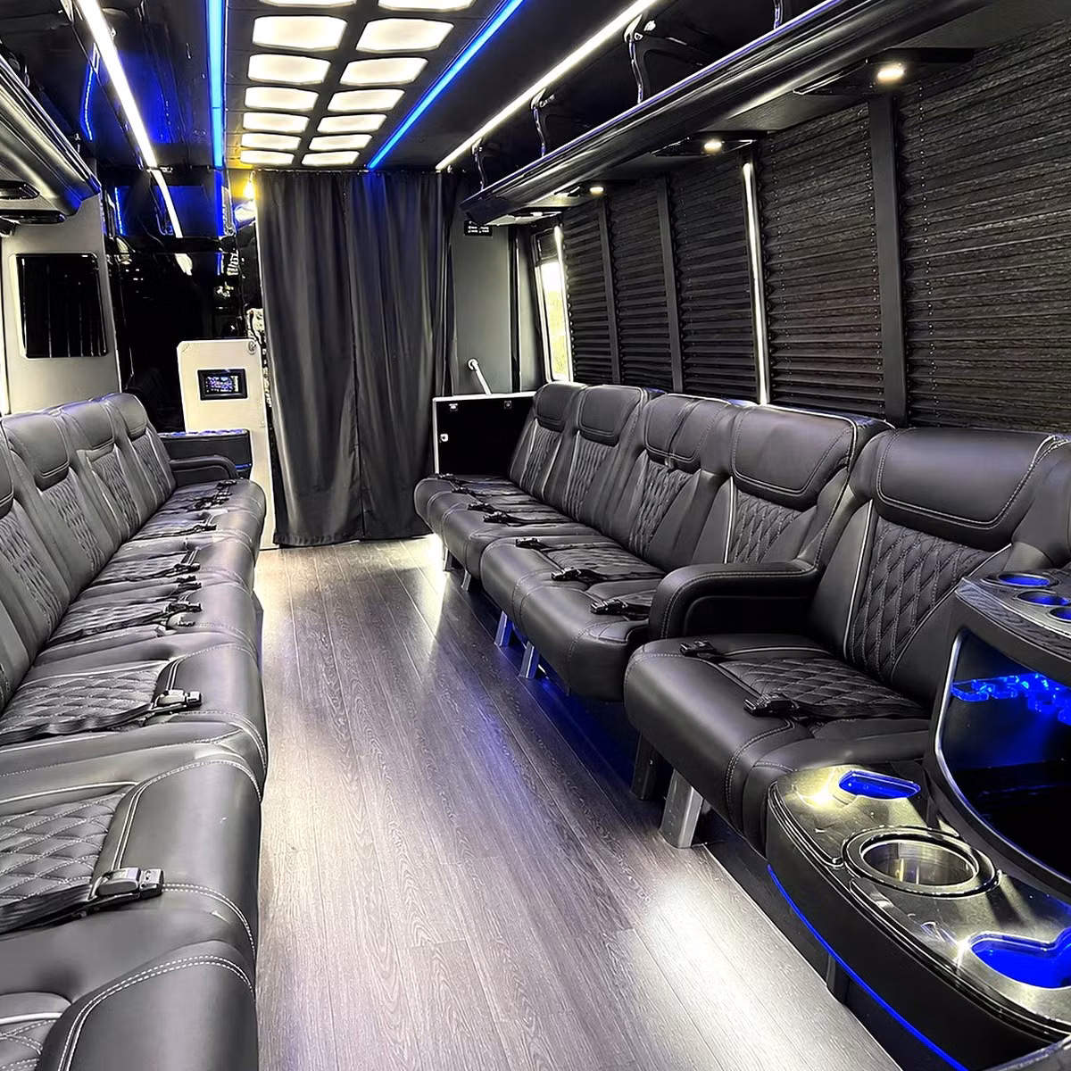party bus interior