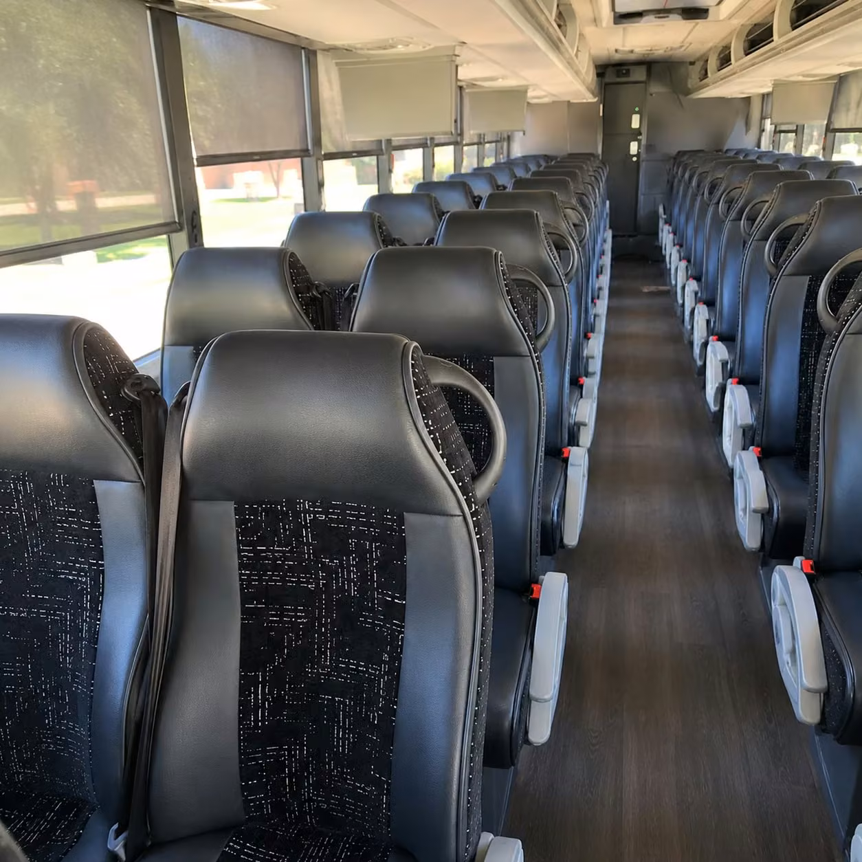 phoenix charter bus rental inside